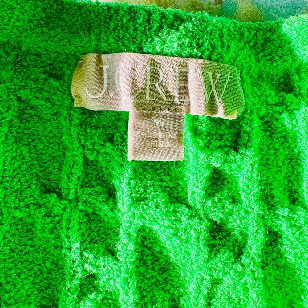 J. Crew Kelly Green Lady Jacket Sweater - Picture 3 of 3